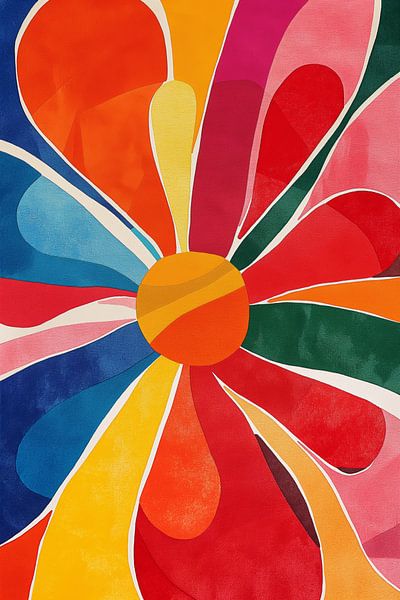 Bunte Blume von Bert Nijholt