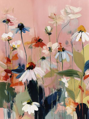 Blühendes Wildblumenfeld