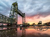 De Hefbrug tijdens zonsondergang van Prachtig Rotterdam thumbnail