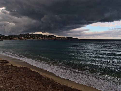 Onweer boven Sainte-Maxime