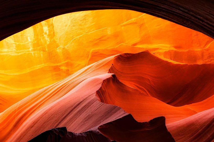 Antelope Canyon mountains by Jos van den Berg