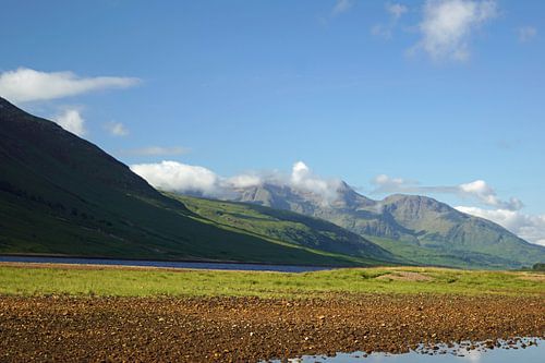 Colourful Glen Etive in Scotland
