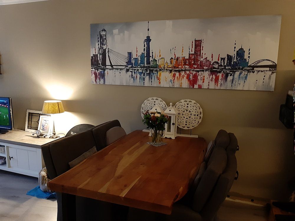 Ligne d'horizon de Rotterdam  par Artflow Schilderijen