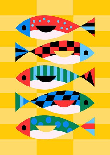 Vibrant Fish Pattern