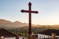 Heiliges Kreuz auf dem Berggipfel, Brasilien von Frank Alberti Miniaturansicht