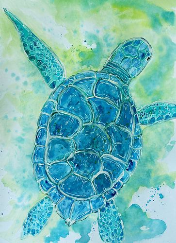 Blaue Meeresschildkröte