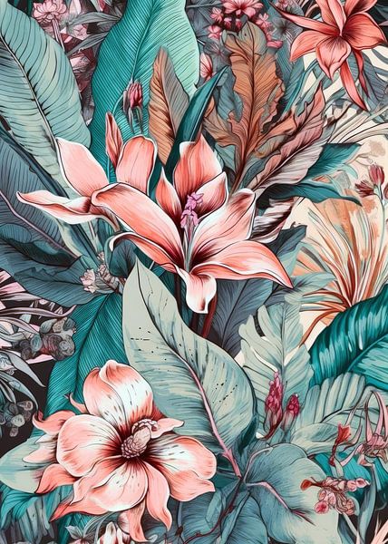 Tropical nature art by JBJart Justyna Jaszke