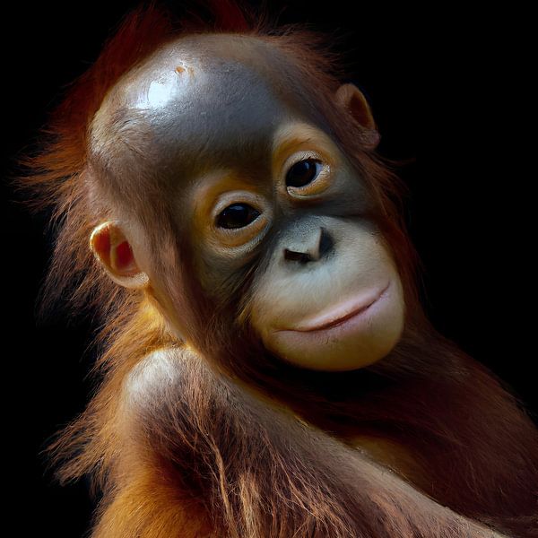Orang-utan by Jacco Hinke
