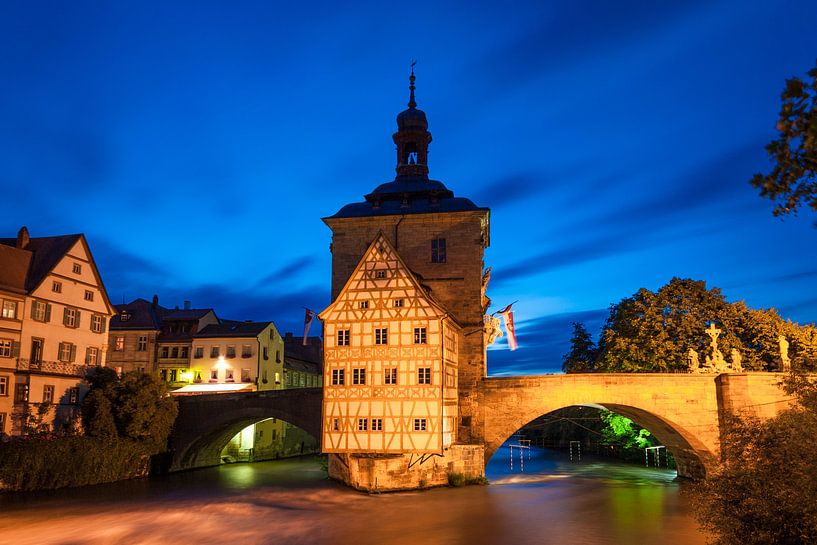 Hôtel de ville du pont de Bamberg par Jan Schuler