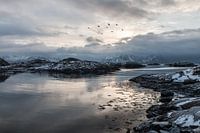  Sea view with mountains (Norway)