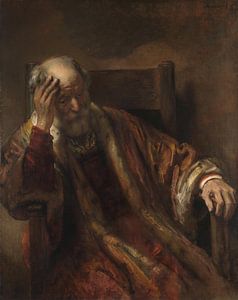 Un vieil homme dans un fauteuil, Rembrandt
