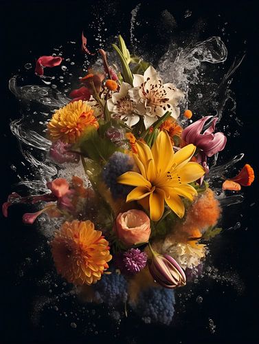 Explosion florale aquatique | Fleurs d'eau