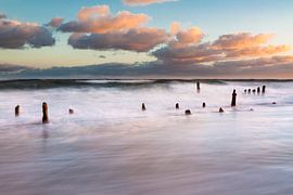 Die Ostseeküste an einem stürmischen Tag