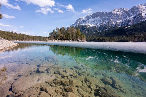 Eibsee in de winter