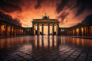 Brandenburg Gate by Kimmisophiee
