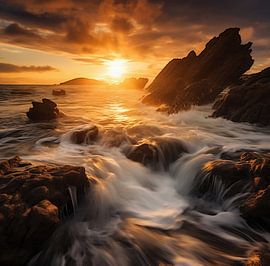 Sonnenuntergang am Meer