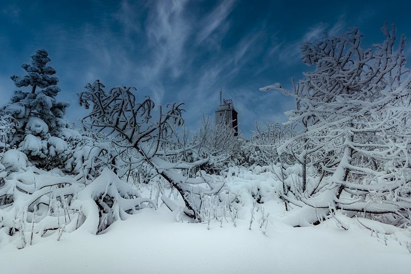 Fichtelberg in de sneeuw van Johnny Flash