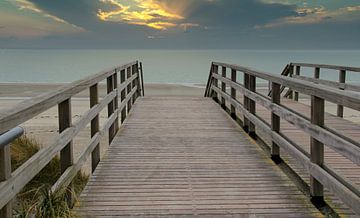 Uitzicht op zee ( Zeeland ) van Jose Lok