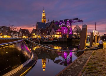 Maassluis by Night | Oude Haven | Nederland van Bastiaan Stolk