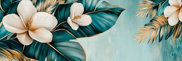 Tropische bloemenpracht van Poster Art Shop