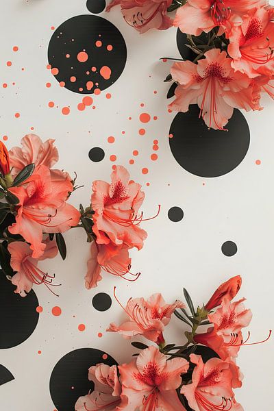 Azalea magic - dreamy floral artwork by Poster Art Shop