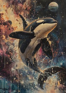 Vliegende walvissen van Gapran Art