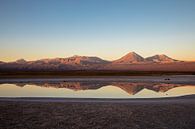 Zonsondergang in de Atacama woestijn Chili van Erik Verbeeck thumbnail