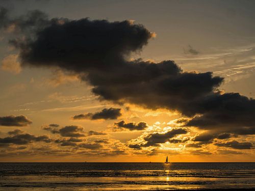 Wadden Sea sunset
