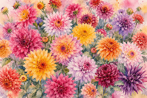 Blütenzauber mit Dahlien