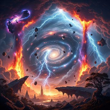 Sturm der kosmischen Flammen