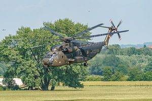 Startender Sikorsky CH-53G Hubschrauber der Luftwaffe.