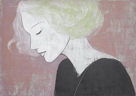 Abgewendetes Profil von ARTEO Gemälde