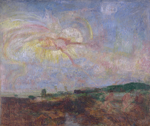 James Ensor, Adam and Eve Expelled from Paradise, 1887
