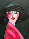 Abstract portret Margot van Danielle Ducheine thumbnail