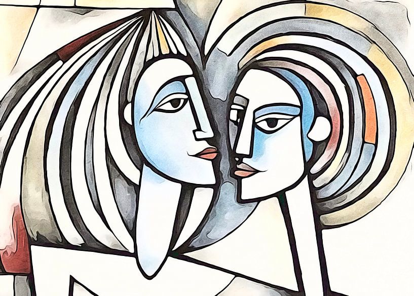 abstract pairs, motif 4 by zam art