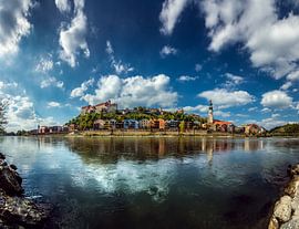 Burghausen an der Salzach von altmodern