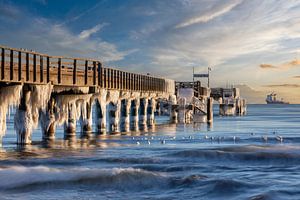 Seebrücke Binz im Winter