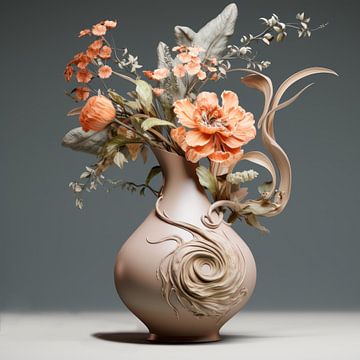 Creative Vase Champagne van Natasja Haandrikman