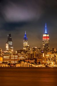 Grandiose Midtown Manhattan Skyline mit Little Island 
