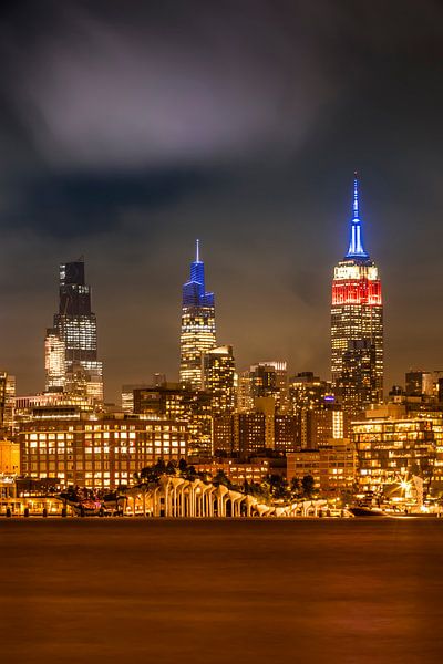 Magnificent Midtown Manhattan Skyline with Little Island by Melanie Viola