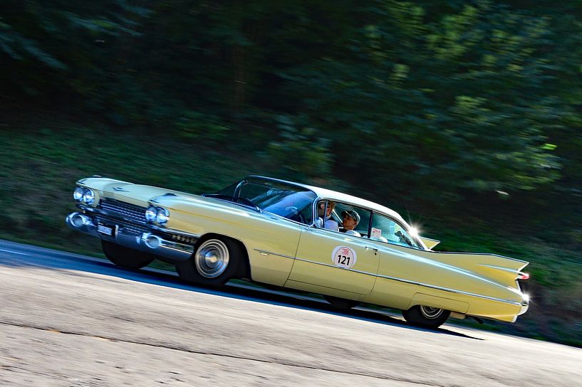 Cadillac de Ville Coupe  am Berg - Eggberg Klassik 2019 - von Ingo Laue