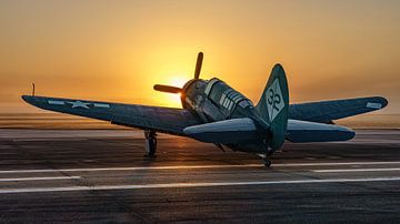 Curtiss SB2C-5 Helldiver. by Jaap van den Berg