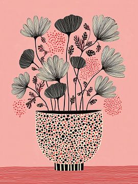 Grafischer Blumentopf 4