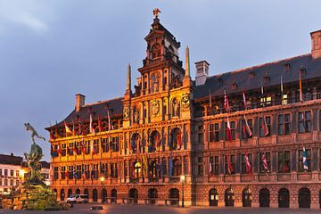 Rathaus Antwerpen von Gunter Kirsch