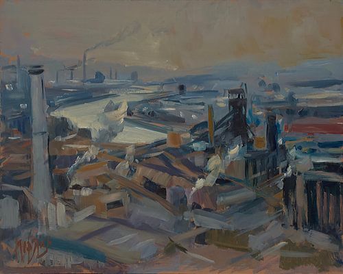 Staalindustrie Cockerill-Sambre in Ougree