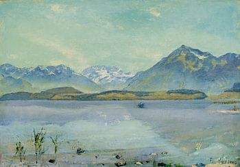 Ferdinand Hodler - Lake Thun with Bluemlisalp and Niesen