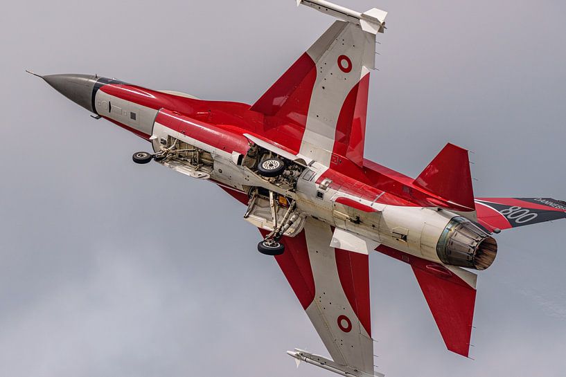 Danish F-16 Solo Display Team 2022 &quot;Dannebrog&quot;. by Jaap van den Berg