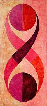 Infinity | Pink Red Infinity by Modern Collection