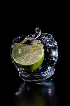 Wavy drink with lime by Shot by Ari