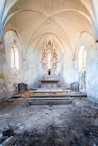 Die kleine verlassene Kapelle.